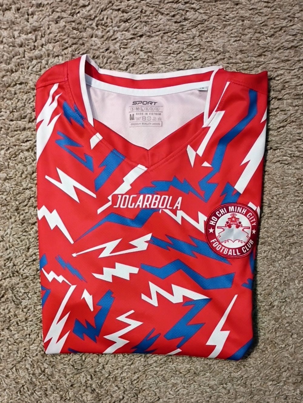 Jogarbola Kids' Red Lightning Football Top - Ho Chi Minh City Club